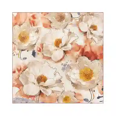 上海故事 青春 真丝中 （双面）芳茶雅韵 桑蚕丝 上架 女款 #礼盒装