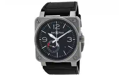 BELL ROSS 03 100 42mm BR0397-BL-SISCA