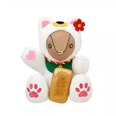 布尔熊 招财猫 经典收藏 潮流公仔 艺术摆件