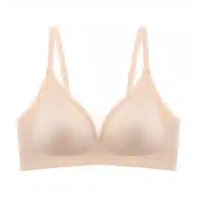 欧迪芬 轻盈裸感聚拢上托向上提拉防下垂不压不挤交叉透气网纱不跑杯隐形无痕美背文胸 女