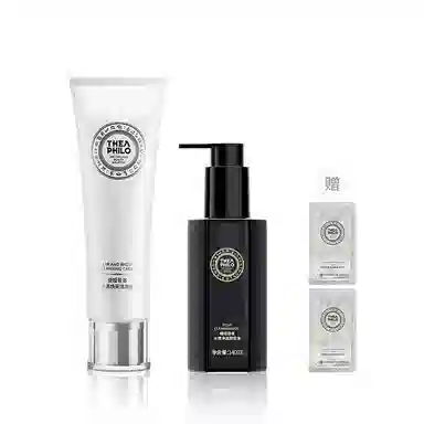 缇娅菲洛 净透洁面水感卸妆油 清洁护肤套装 控油收缩毛孔清爽