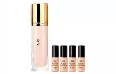 娇兰 新款金钻修颜粉底液套装 修饰肤色