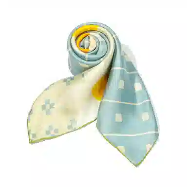 上海故事 青春 真丝中 （双面）芳茶雅韵 桑蚕丝 上架 女款 #礼盒装