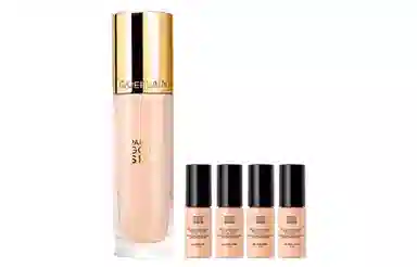 娇兰 新款金钻修颜粉底液套装 修饰肤色