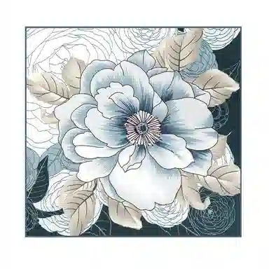 上海故事 青春 真丝中 （双面）芳茶雅韵 桑蚕丝 上架 女款 #礼盒装