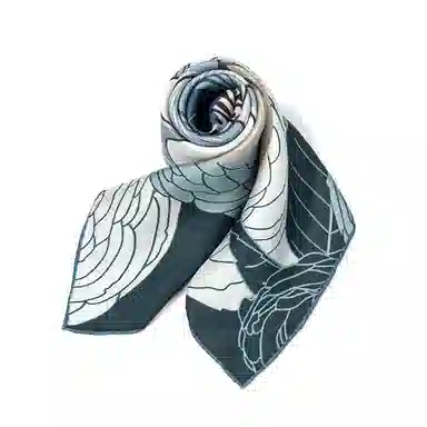 上海故事 青春 真丝中 （双面）芳茶雅韵 桑蚕丝 上架 女款 #礼盒装