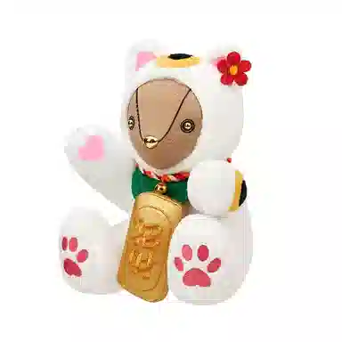 布尔熊 招财猫 经典收藏 潮流公仔 艺术摆件