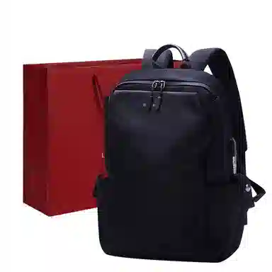 老人头 运动旅行短途出差防水学生多功能大容量上班上课背包 织物 书包电脑双肩包 男