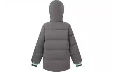 李宁儿童 拼接连帽中长款羽绒服 儿童款