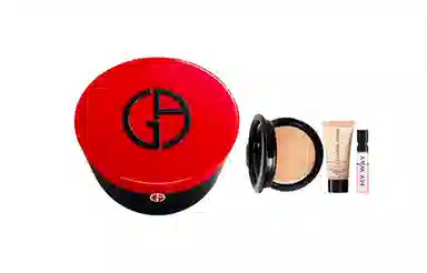 阿玛尼 红气垫套组 提亮肤色