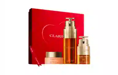 娇韵诗 双萃精华眼霜弹簧霜礼盒套装 滋润补水保湿 清爽型/滋润型