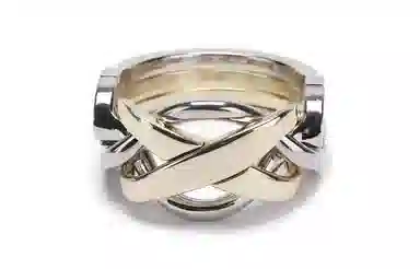 HANAYAMA Cast Puzzle Ring 4