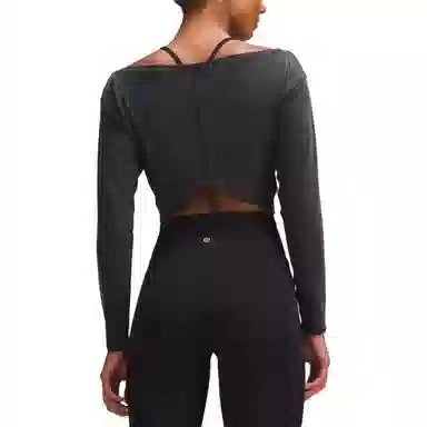 lululemon Cropped Long-Sleeve Cupro Boatneck T