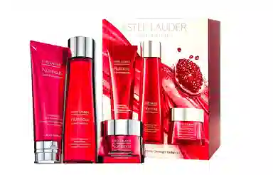 雅诗兰黛 红石榴护肤套装 舒缓维稳保湿抗氧化 洁面+滋润水+晚霜