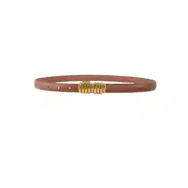 Emperor Penguin Slim Leather Belt Dress