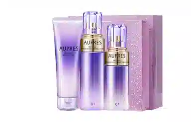 欧珀莱 时光锁紧致弹润水乳洁面套装 补水保湿