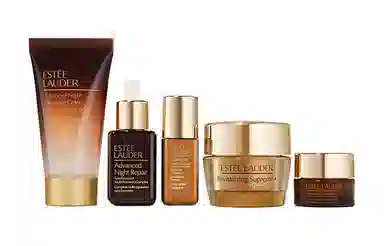 雅诗兰黛 夜间修护五件套装 保湿滋润