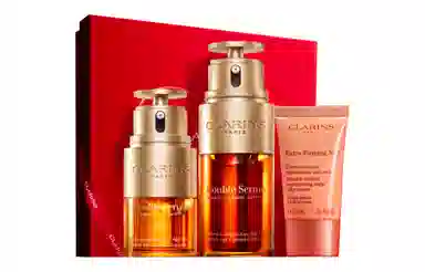 娇韵诗 双萃精华眼霜弹簧霜礼盒套装 滋润补水保湿 清爽型/滋润型