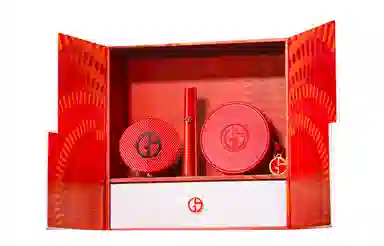 阿玛尼 七夕口红气垫礼盒 提升气色