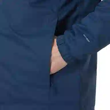 The North Face Logo Print Hoodie Blue