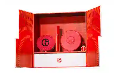 阿玛尼 七夕口红气垫礼盒 提升气色