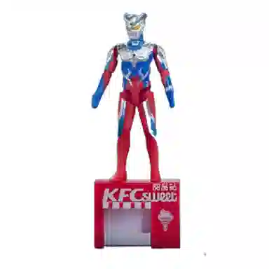 肯德基 迪迦奥特曼&捷德奥特曼&赛罗奥特曼&泽塔奥特曼 可动手办