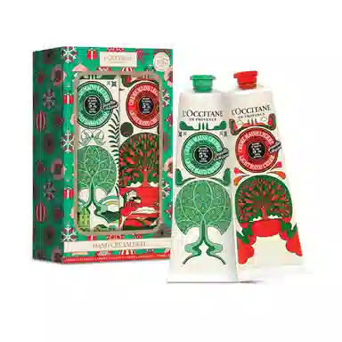 欧舒丹 护手霜礼盒套装 保湿滋润 限定版乳木果润手霜套装