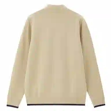 佐丹奴 纯色半高领套头针织衫 男