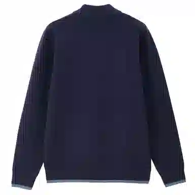 佐丹奴 纯色半高领套头针织衫 男