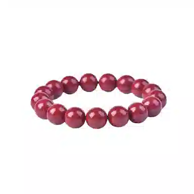 石在行 收藏级高含量复古紫金砂平安转运纳福 国潮新中式 佛珠念珠文玩 素圈圆珠 再造辰砂朱砂 玉石手串 通用