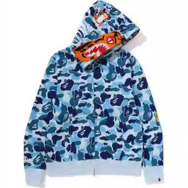 A BATHING APE FW24 Camo Tiger Zip Hoodie