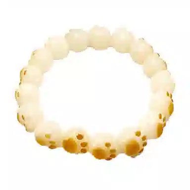 亮尊 可爱萌萌猫爪 国潮文玩盘玩绕指 白玉菩提 手串 通用