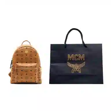 MCM Stark Visetos Cognac