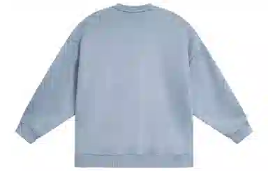 快鱼 美式复古重磅麂皮绒基础款多巴胺色系纯色宽松套头圆领通勤户外百搭长袖休闲卫衣 通用