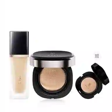 芭集 亮感清透粉底液气垫彩妆套装 持久控油无瑕磨皮 零毛孔不脱妆不卡粉自然修饰肤色