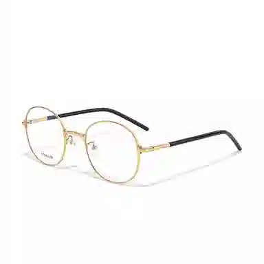 【联系客服可选配镜套餐】 佐川 超轻钛架复古圆框眼镜 修容显瘦文艺 圆形 光学镜架 通用