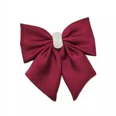 左欧 大蝴蝶结优雅弹簧夹发饰 发卡头饰夹子头花 布艺 合金 发夹 女