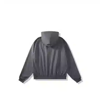 我是大卫 美式连帽户外机能风宽松工装夹克外套 通用 深灰色