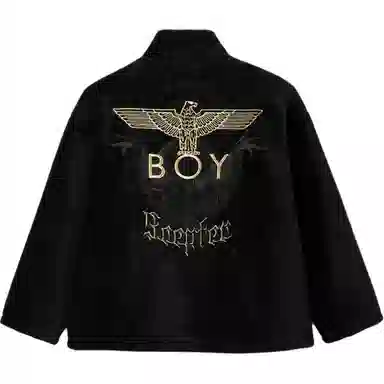 Boy London Black Gold Logo Embroidered Jacket