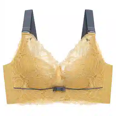润微 小胸聚拢不空杯乳胶收副乳防下垂调整型无钢圈文胸 女