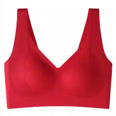 莫代尔 聚拢无痕提拉承托舒适裸感支撑立体无钢圈柔软吸湿透气文胸 女 组合装