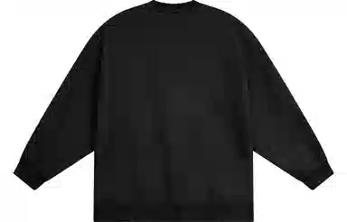 快鱼 美式复古重磅麂皮绒基础款多巴胺色系纯色宽松套头圆领通勤户外百搭长袖休闲卫衣 通用