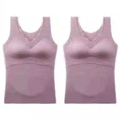 二三二三 收副乳调整型软支撑无痕美背文胸 女 组合装