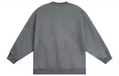 快鱼 美式复古重磅麂皮绒基础款多巴胺色系纯色宽松套头圆领通勤户外百搭长袖休闲卫衣 通用