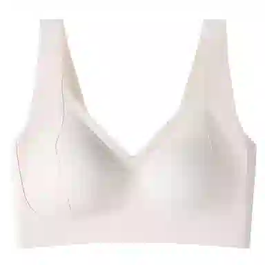 莫代尔 聚拢无痕提拉承托舒适裸感支撑立体无钢圈柔软吸湿透气文胸 女 组合装