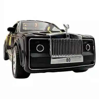 晨海蓝迪 合金车模劳斯慧影跑车 带声光回力车 成品模型