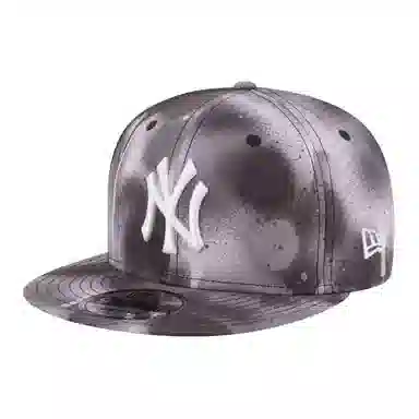 New Era Logo Cotton Baseball Cap Grey