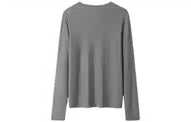 恒源祥 薄款纯色长袖圆领针织衫 女款