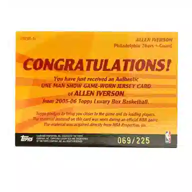 Topps 2005-06Luxury Box 76 69225