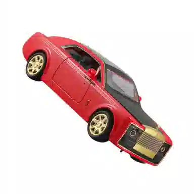 晨海蓝迪 合金车模劳斯慧影跑车 带声光回力车 成品模型